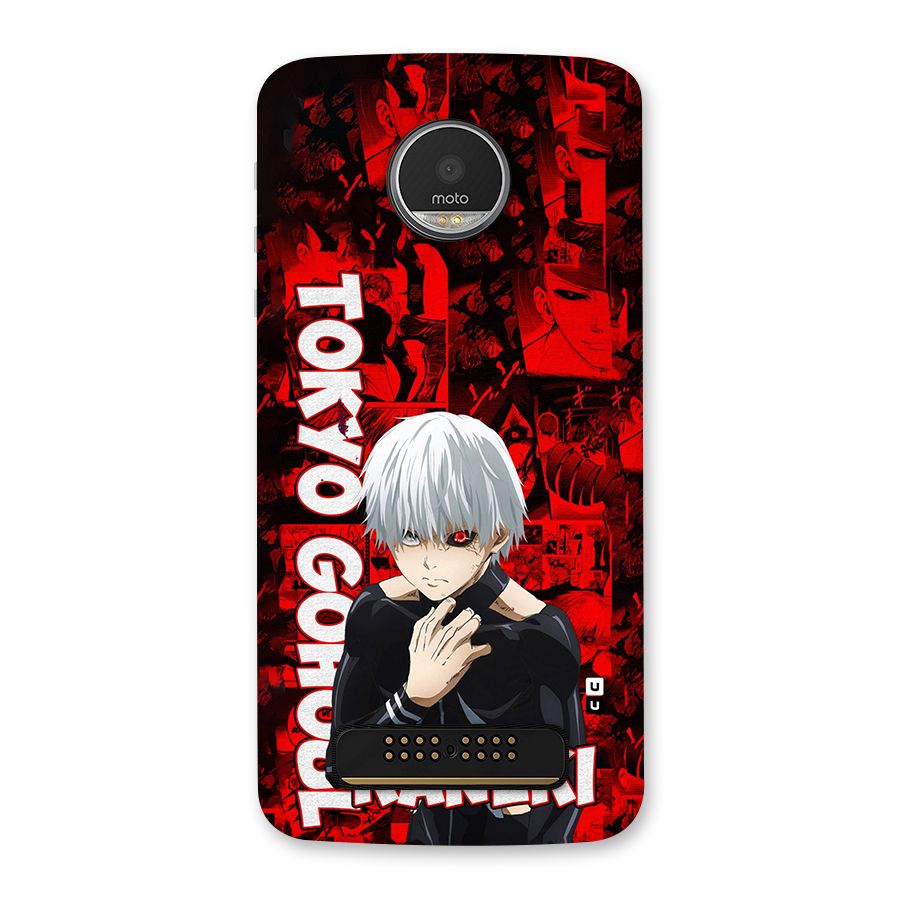 Tokyo Ghuoul Kaneki Back Case for Moto Z Play