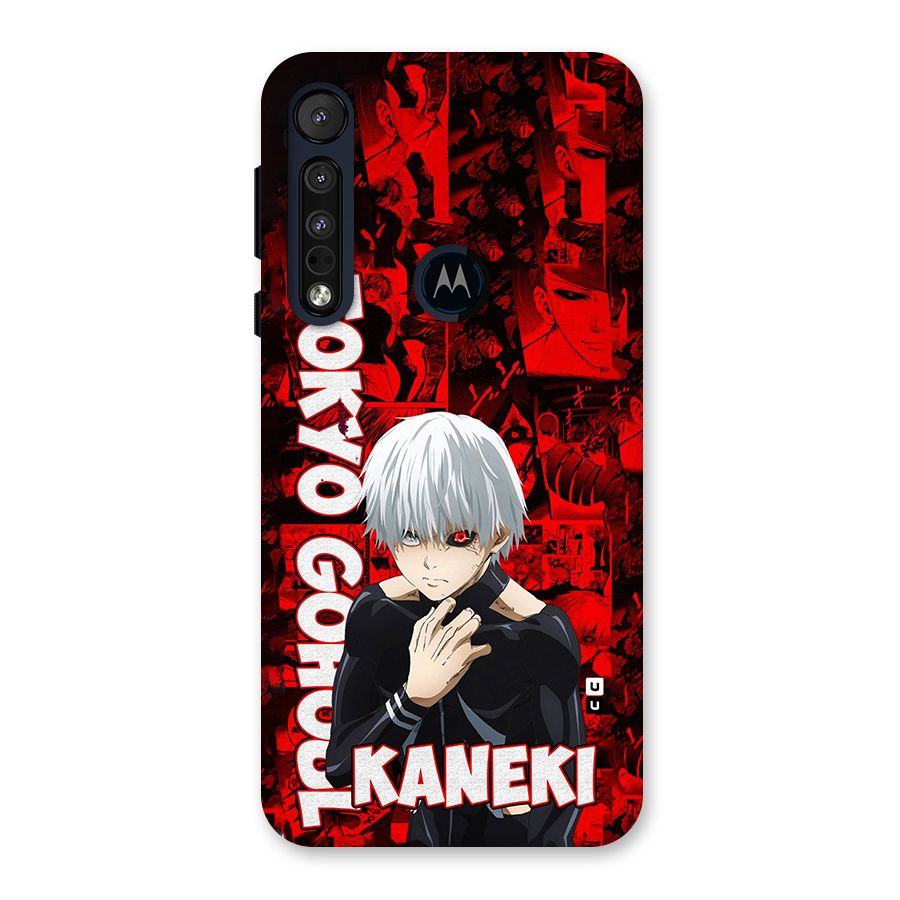 Tokyo Ghuoul Kaneki Back Case for Motorola One Macro