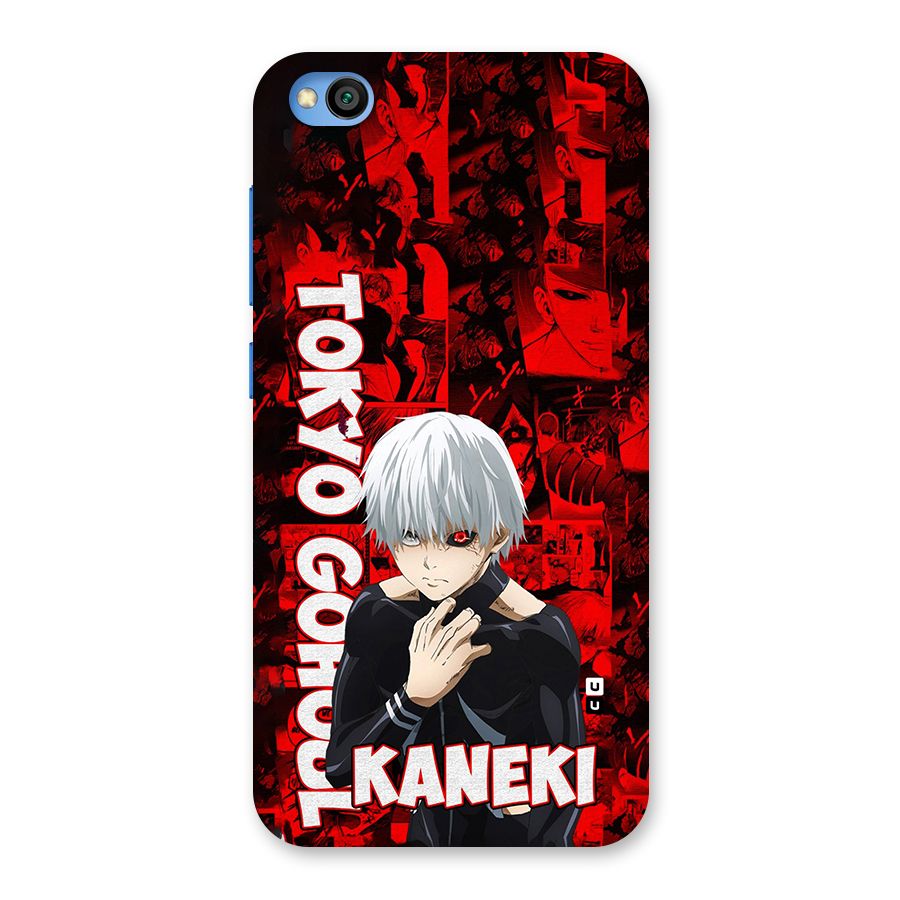 Tokyo Ghuoul Kaneki Back Case for Redmi Go