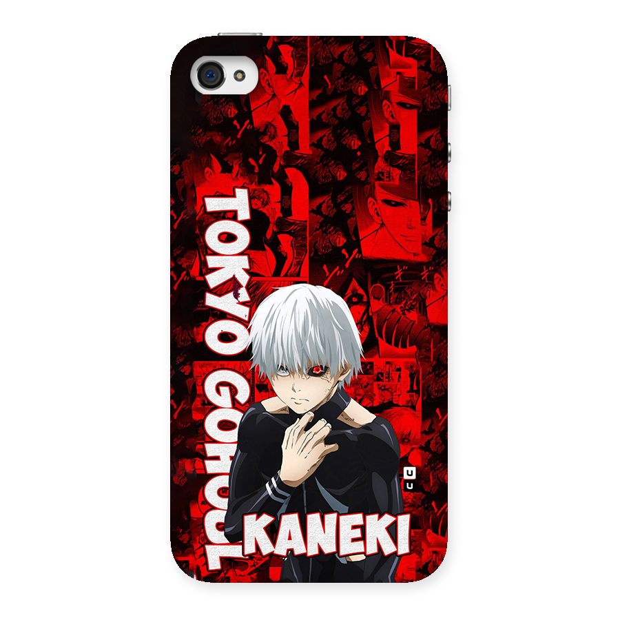 Tokyo Ghuoul Kaneki Back Case for iPhone 4 4s