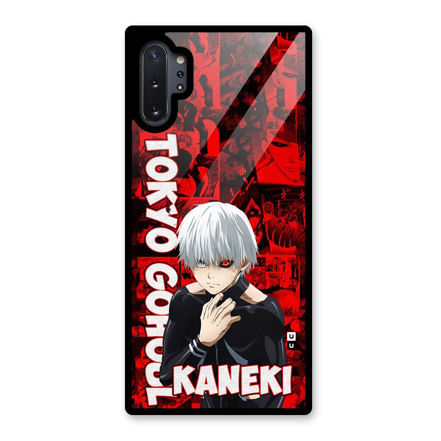 Tokyo Ghuoul Kaneki Glass Back Case for Galaxy Note 10 Plus