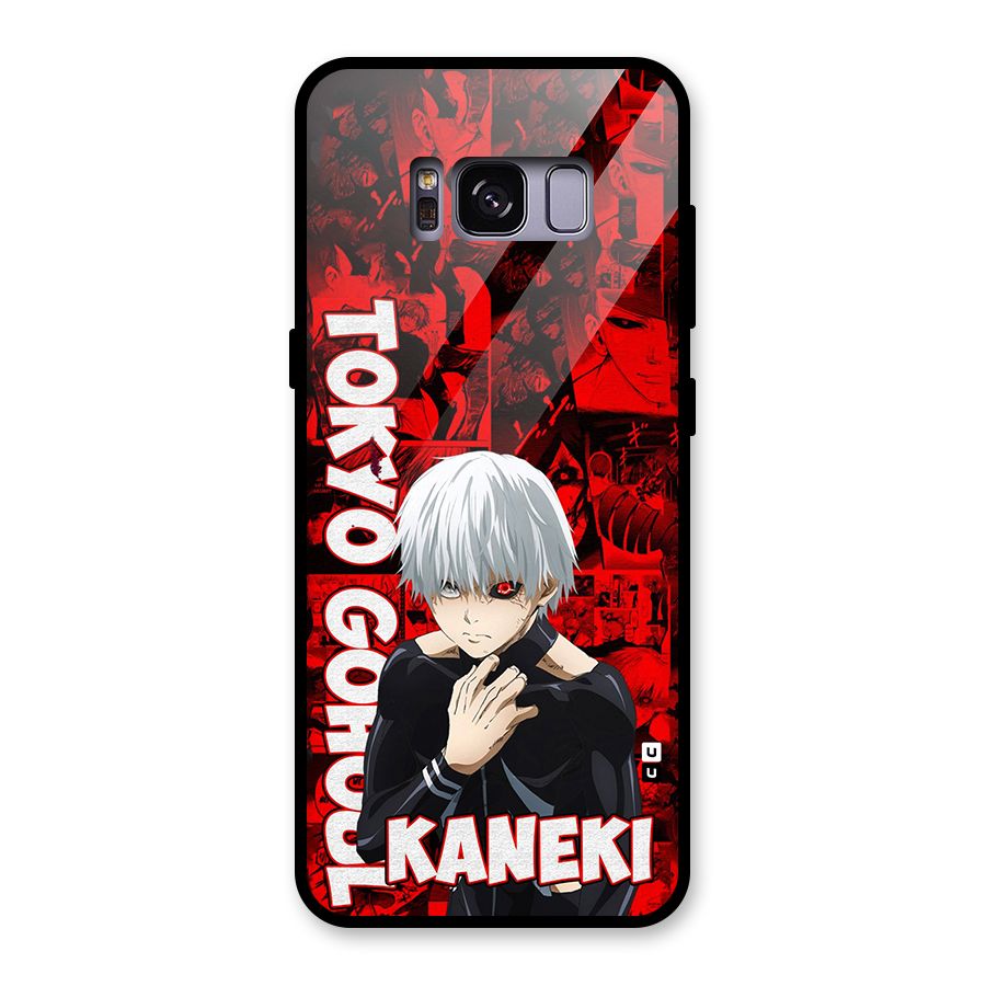Tokyo Ghuoul Kaneki Glass Back Case for Galaxy S8