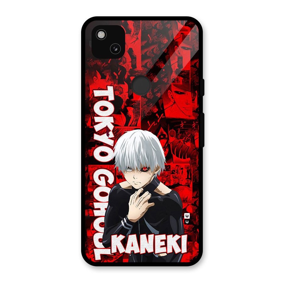 Tokyo Ghuoul Kaneki Glass Back Case for Google Pixel 4a