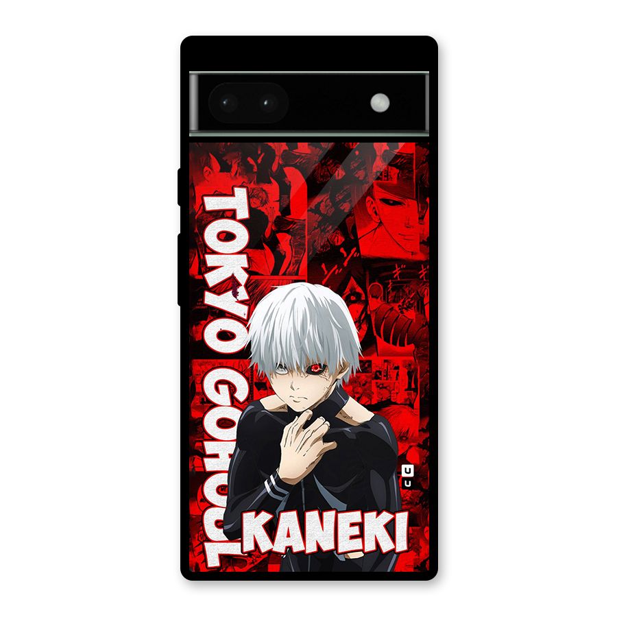 Tokyo Ghuoul Kaneki Glass Back Case for Google Pixel 6a
