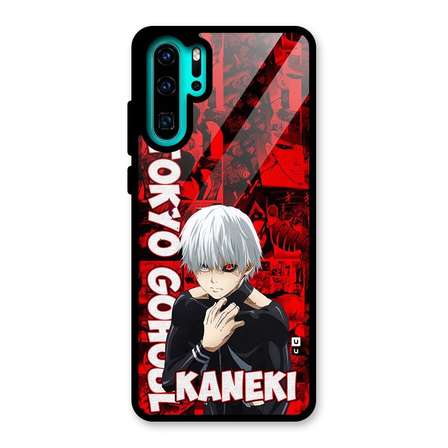 Tokyo Ghuoul Kaneki Glass Back Case for Huawei P30 Pro