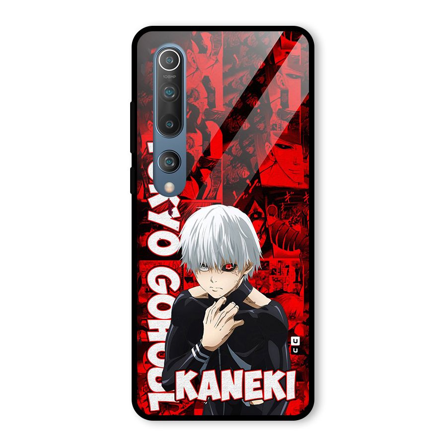 Tokyo Ghuoul Kaneki Glass Back Case for Mi 10