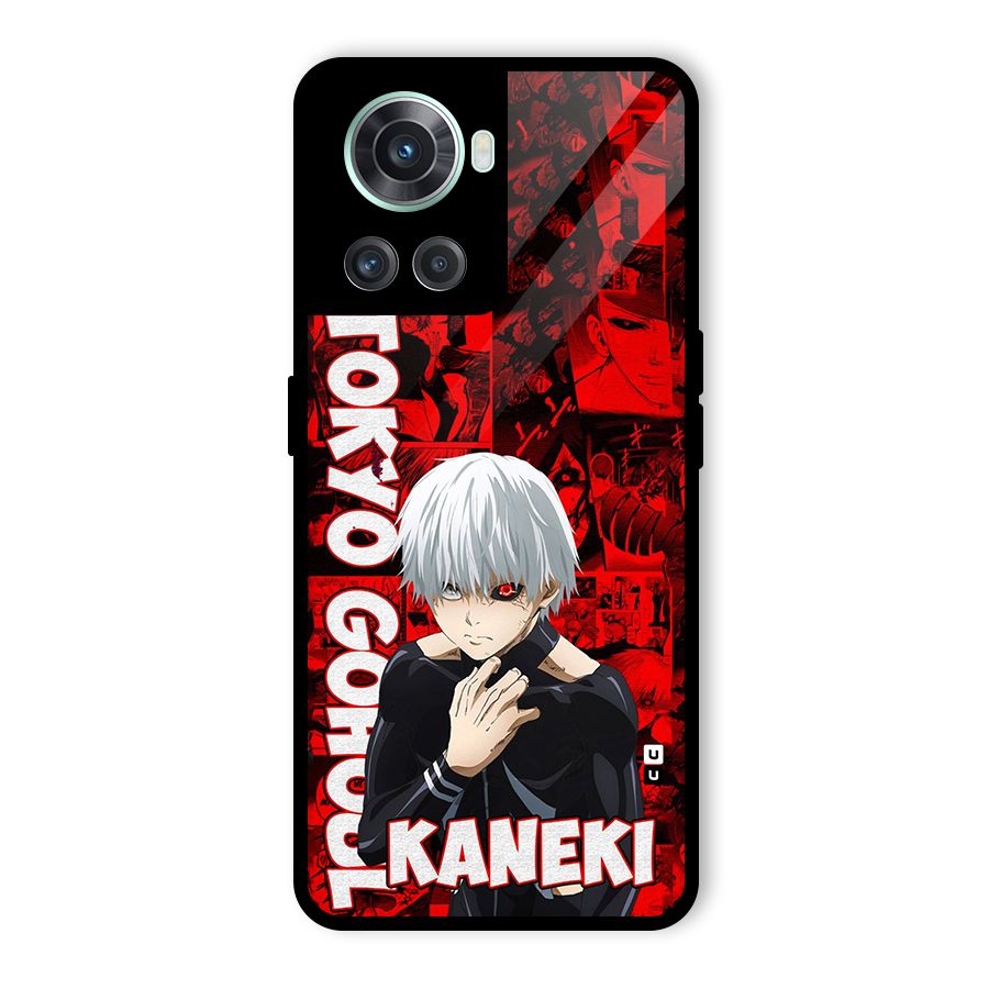 Tokyo Ghuoul Kaneki Glass Back Case for OnePlus 10R