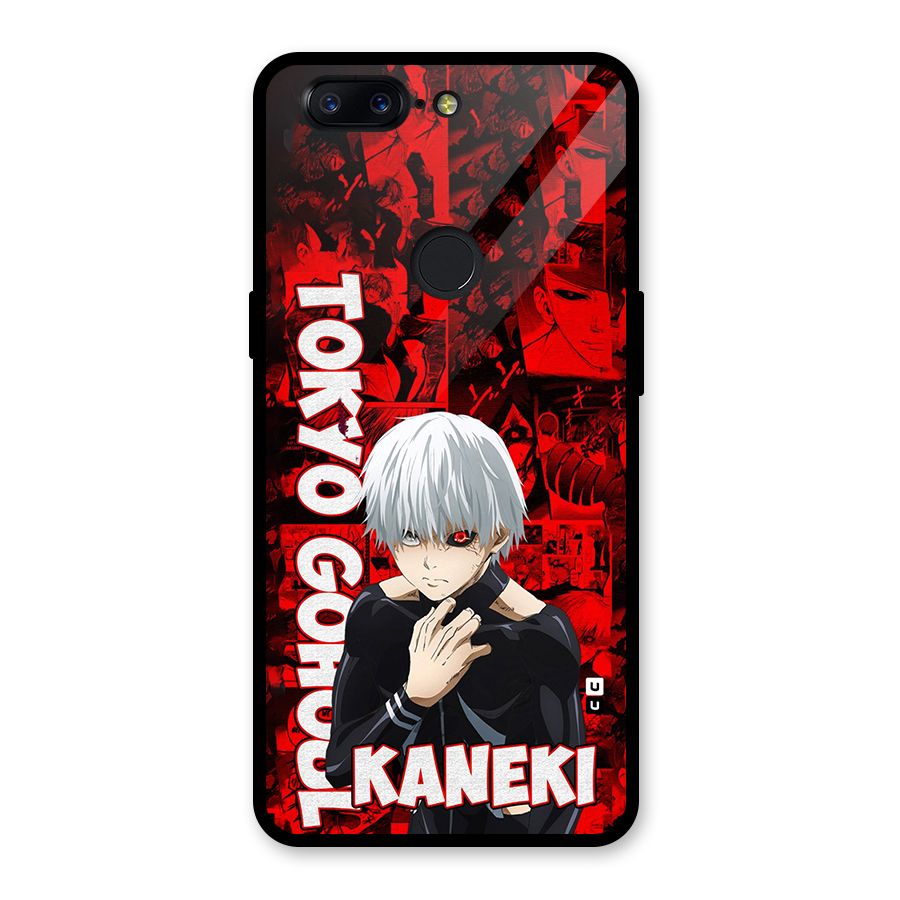 Tokyo Ghuoul Kaneki Glass Back Case for OnePlus 5T