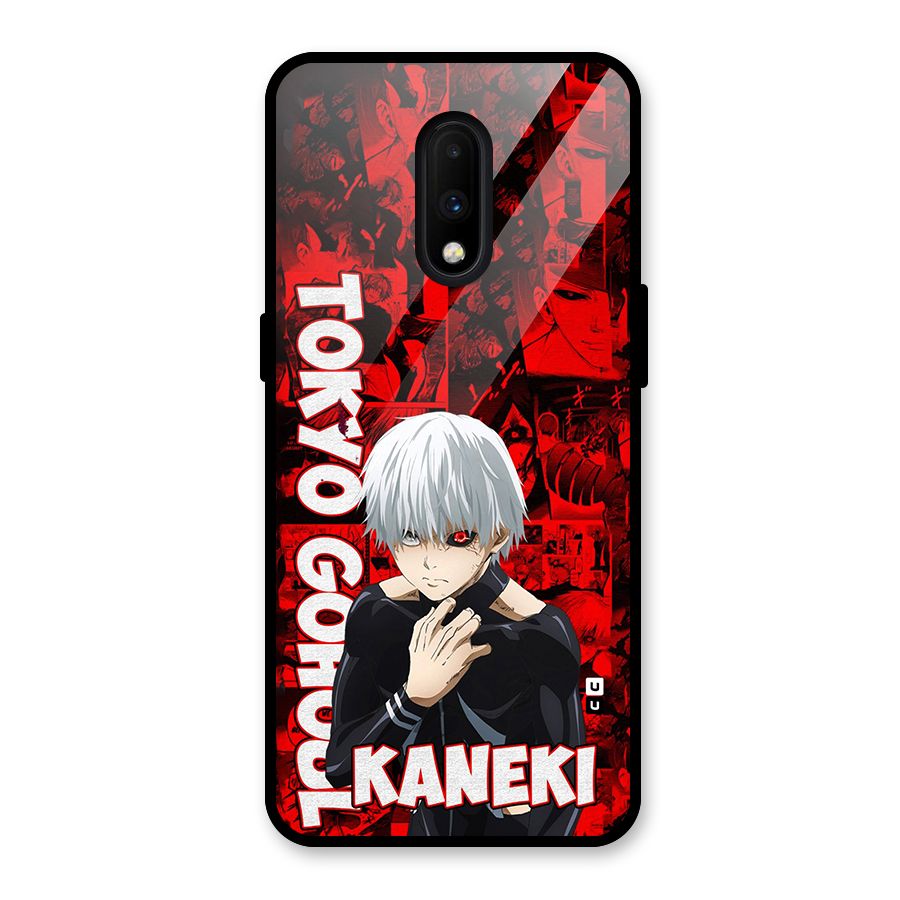 Tokyo Ghuoul Kaneki Glass Back Case for OnePlus 7