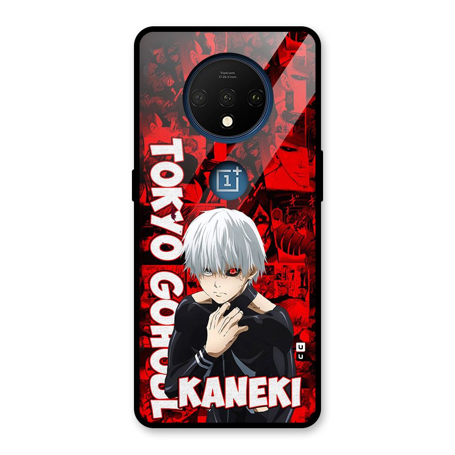 Tokyo Ghuoul Kaneki Glass Back Case for OnePlus 7T