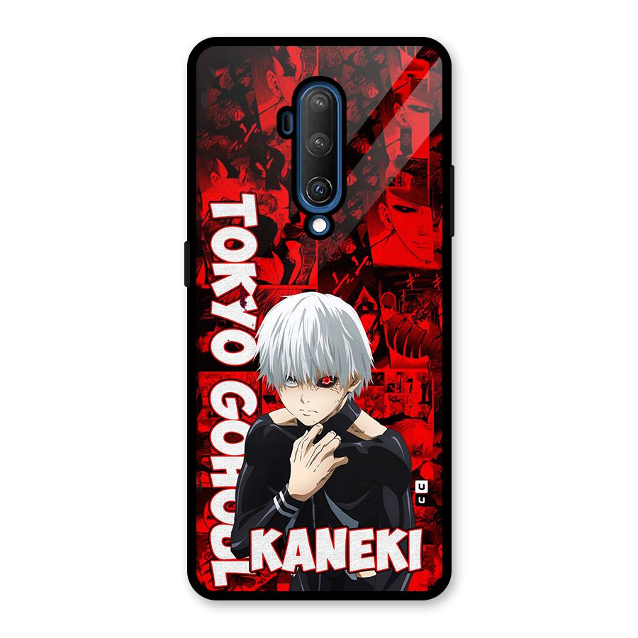 Tokyo Ghuoul Kaneki Glass Back Case for OnePlus 7T Pro