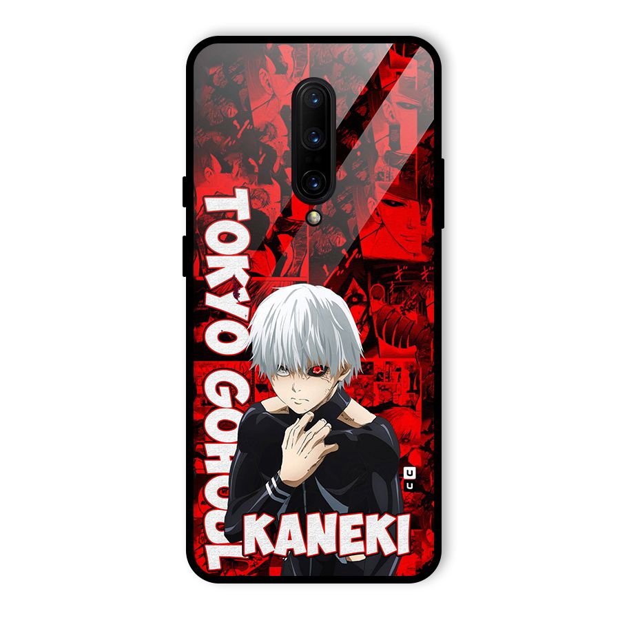 Tokyo Ghuoul Kaneki Glass Back Case for OnePlus 7 Pro