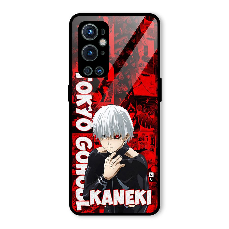 Tokyo Ghuoul Kaneki Glass Back Case for OnePlus 9 Pro
