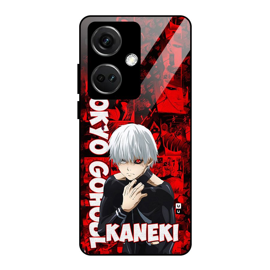 Tokyo Ghuoul Kaneki Glass Back Case for OnePlus Nord CE 3 5G