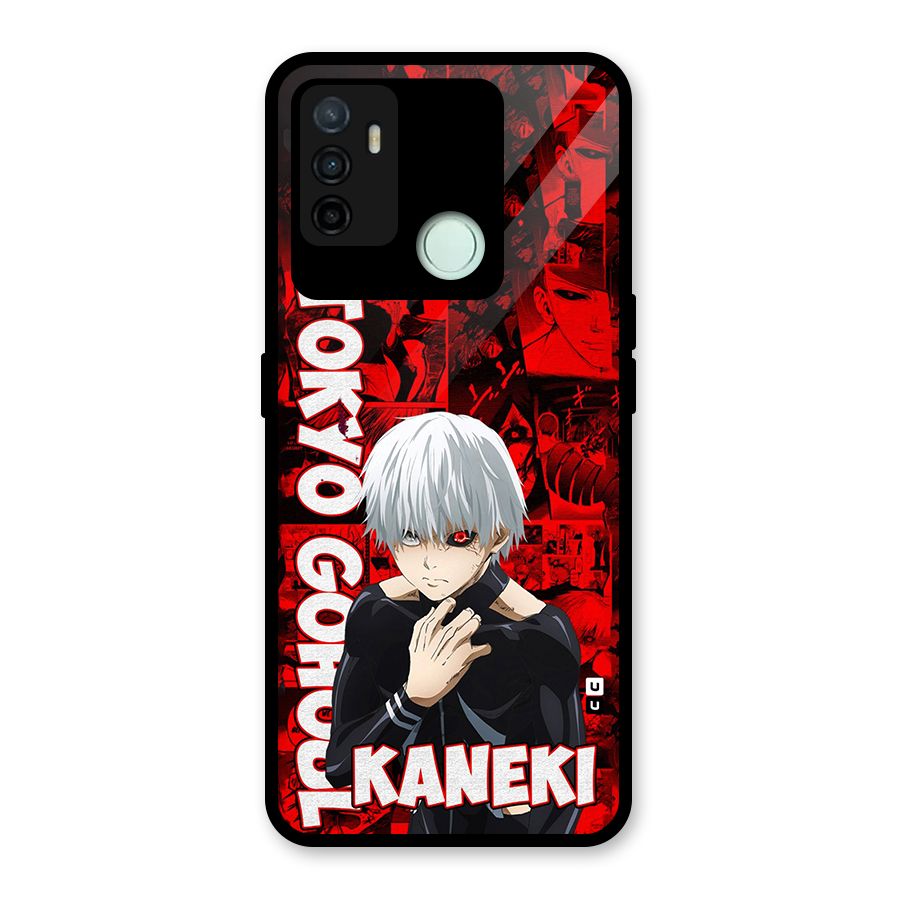 Tokyo Ghuoul Kaneki Glass Back Case for Oppo A53