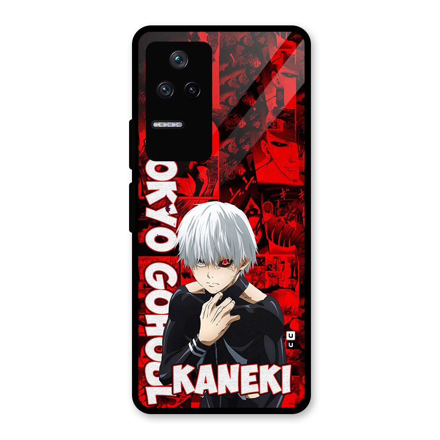 Tokyo Ghuoul Kaneki Glass Back Case for Poco F4 5G