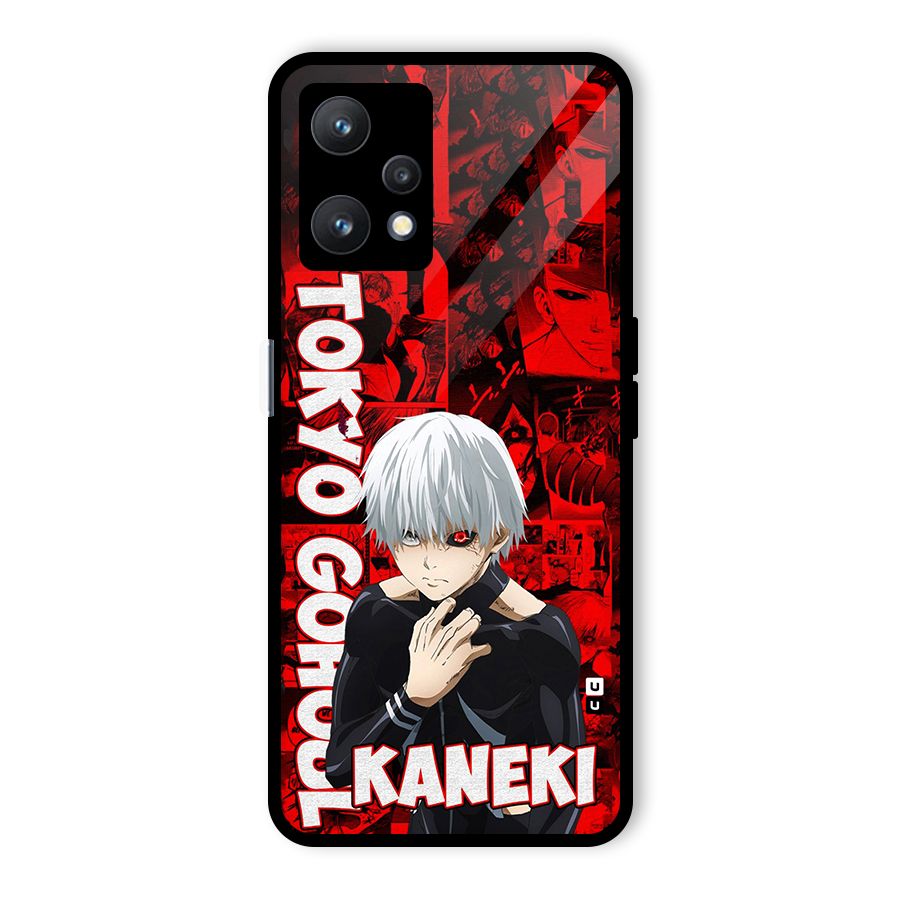 Tokyo Ghuoul Kaneki Glass Back Case for Realme 9 Pro 5G