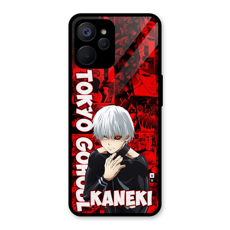 Tokyo Ghuoul Kaneki Glass Back Case for Realme 9i 5G