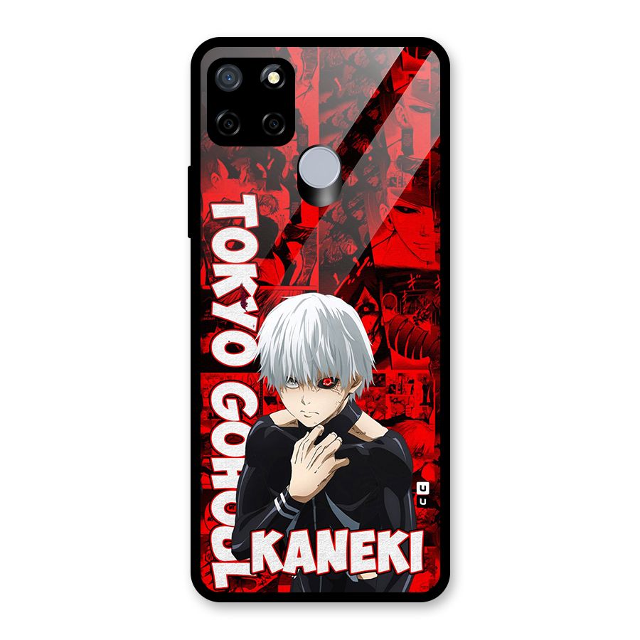 Tokyo Ghuoul Kaneki Glass Back Case for Realme C12