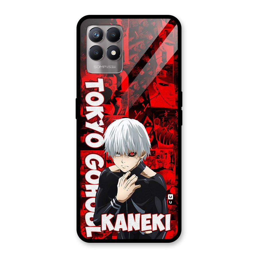 Tokyo Ghuoul Kaneki Glass Back Case for Realme Narzo 50