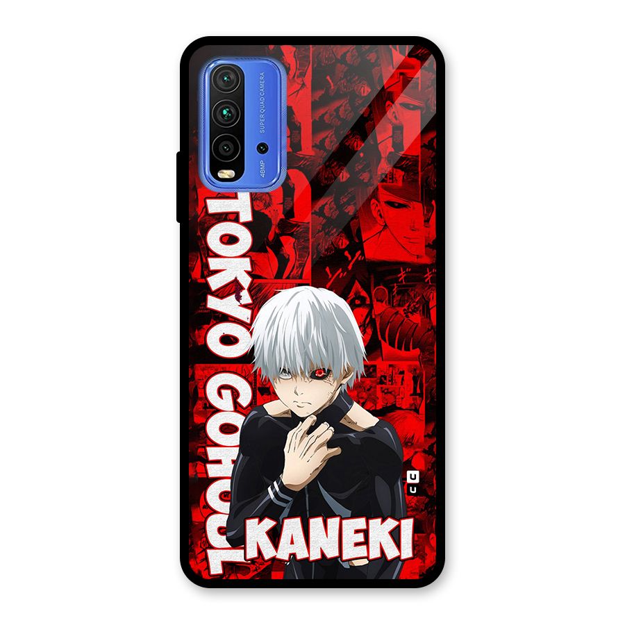 Tokyo Ghuoul Kaneki Glass Back Case for Redmi 9 Power