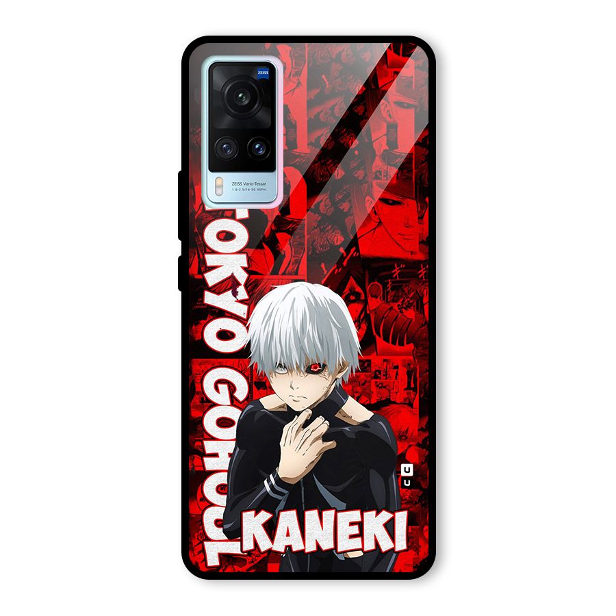 Tokyo Ghuoul Kaneki Glass Back Case for Vivo X60