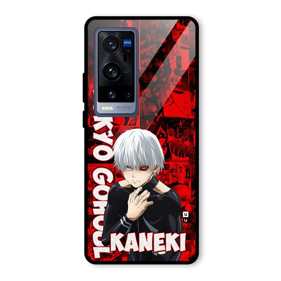 Tokyo Ghuoul Kaneki Glass Back Case for Vivo X60 Pro Plus