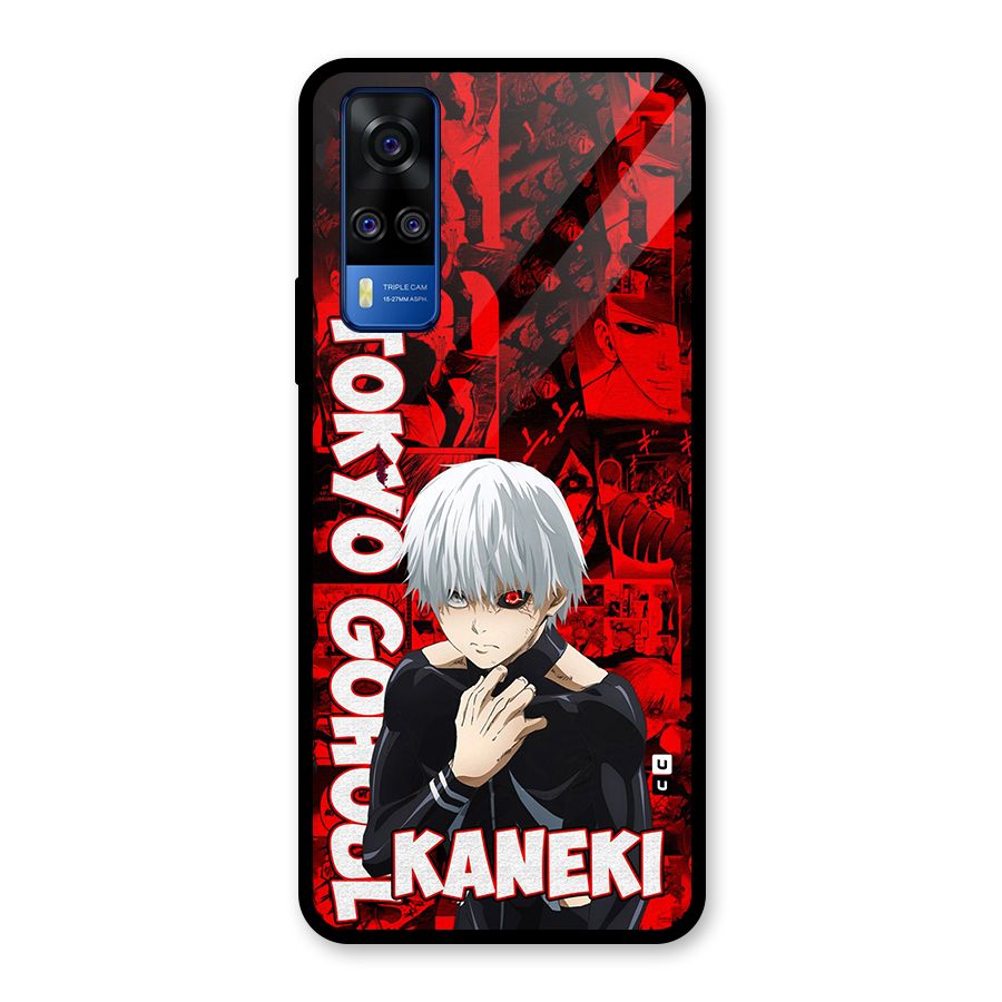 Tokyo Ghuoul Kaneki Glass Back Case for Vivo Y31