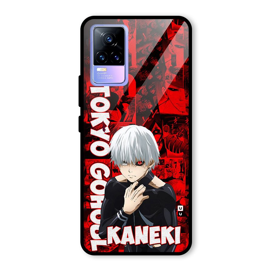 Tokyo Ghuoul Kaneki Glass Back Case for Vivo Y73