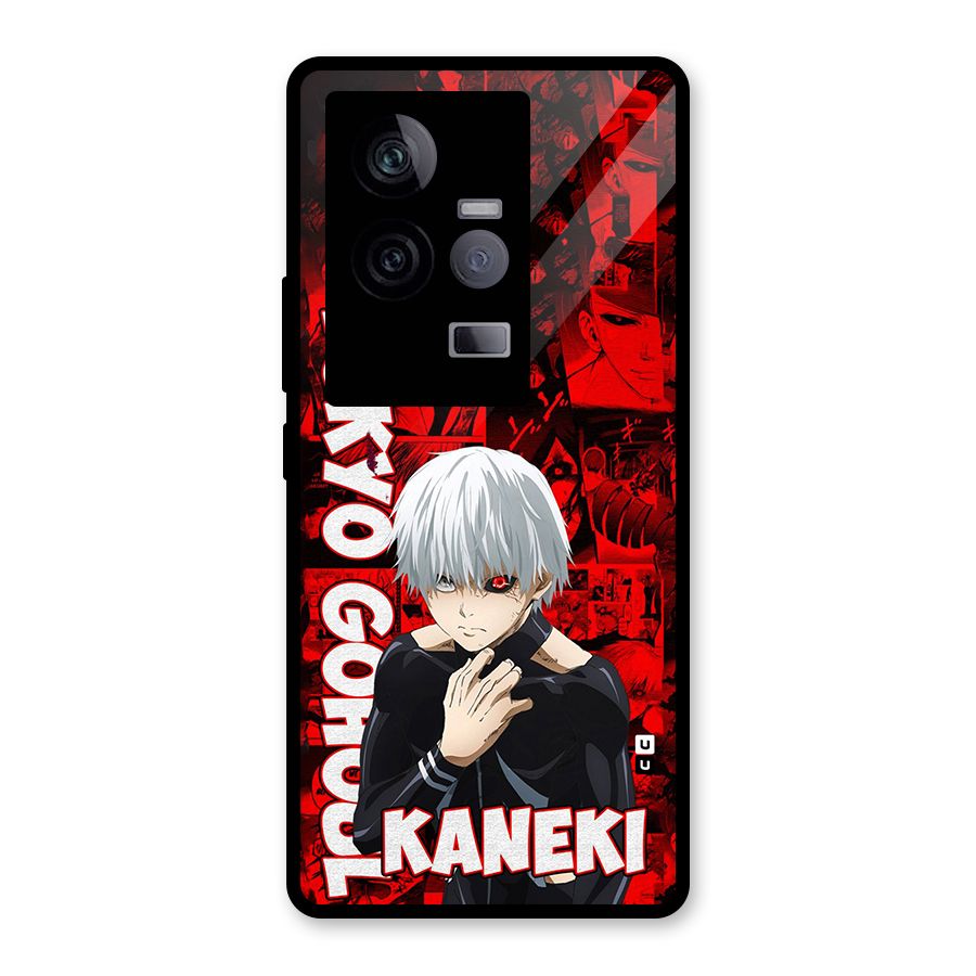 Tokyo Ghuoul Kaneki Glass Back Case for Vivo iQOO 11 5G