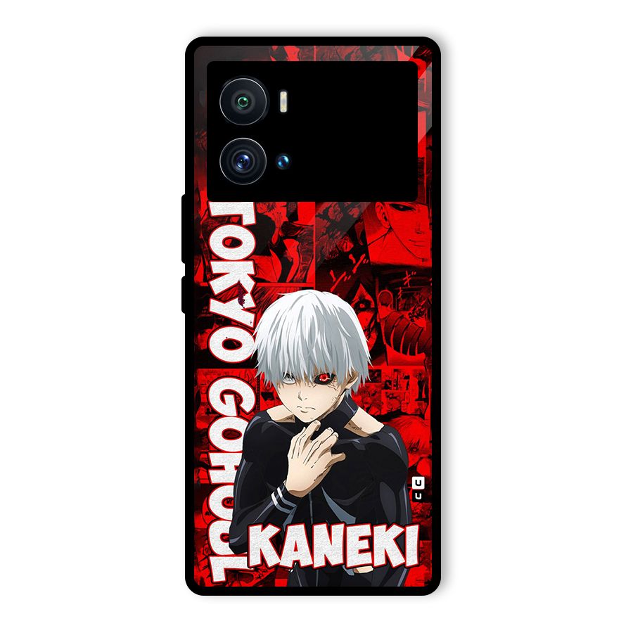 Tokyo Ghuoul Kaneki Glass Back Case for Vivo iQOO 9 Pro