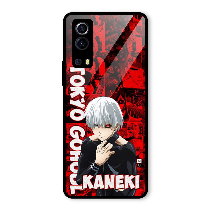 Tokyo Ghuoul Kaneki Glass Back Case for Vivo iQOO Z3
