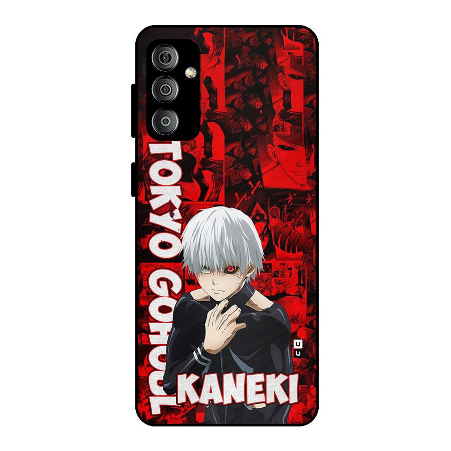 Tokyo Ghuoul Kaneki Metal Back Case for Galaxy F23