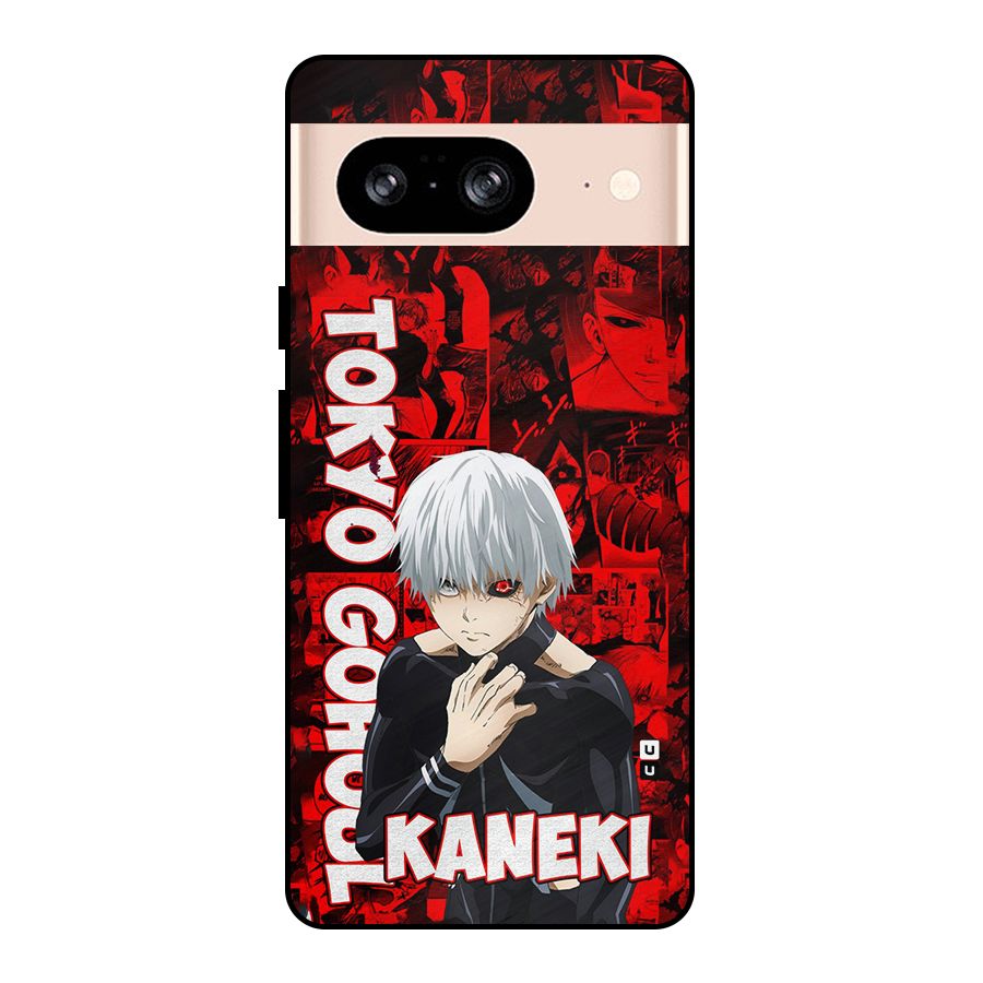 Tokyo Ghuoul Kaneki Metal Back Case for Google Pixel 8