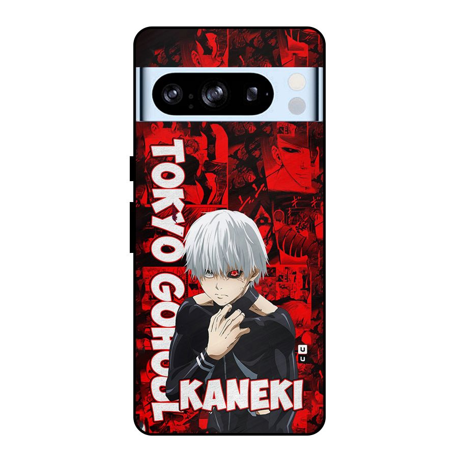 Tokyo Ghuoul Kaneki Metal Back Case for Google Pixel 8 Pro