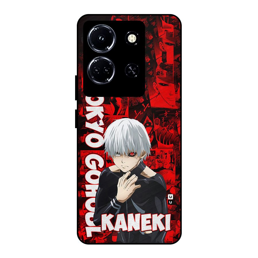 Tokyo Ghuoul Kaneki Metal Back Case for Infinix Note 30 5G