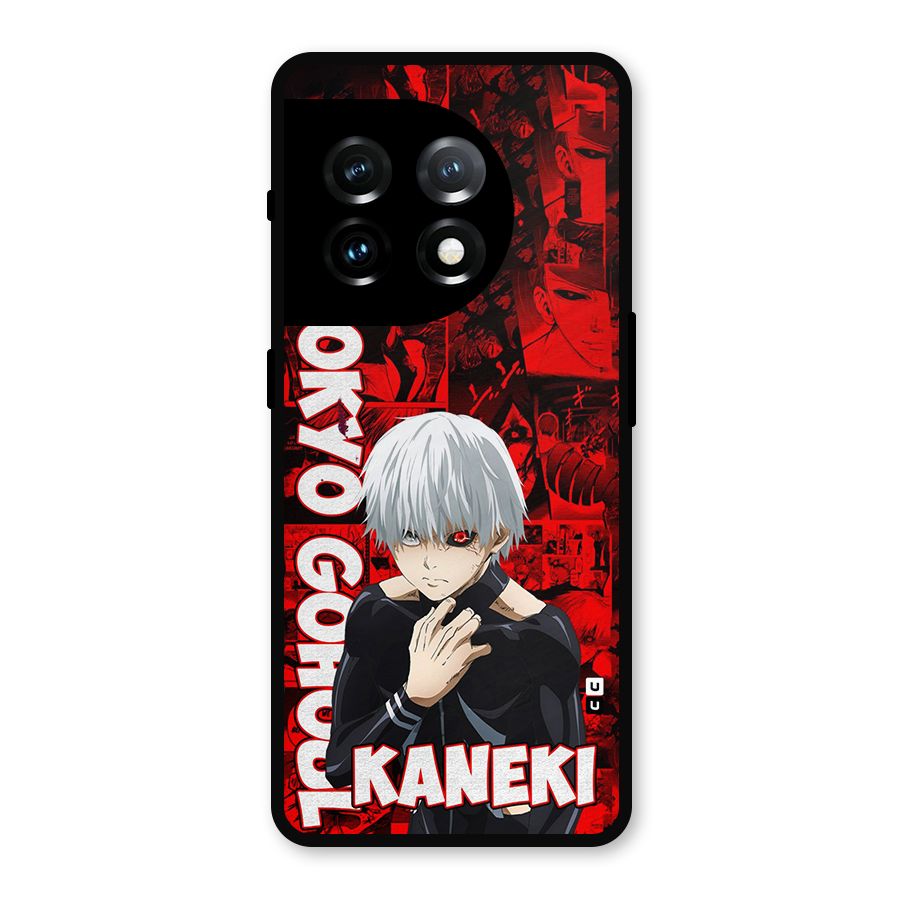 Tokyo Ghuoul Kaneki Metal Back Case for OnePlus 11