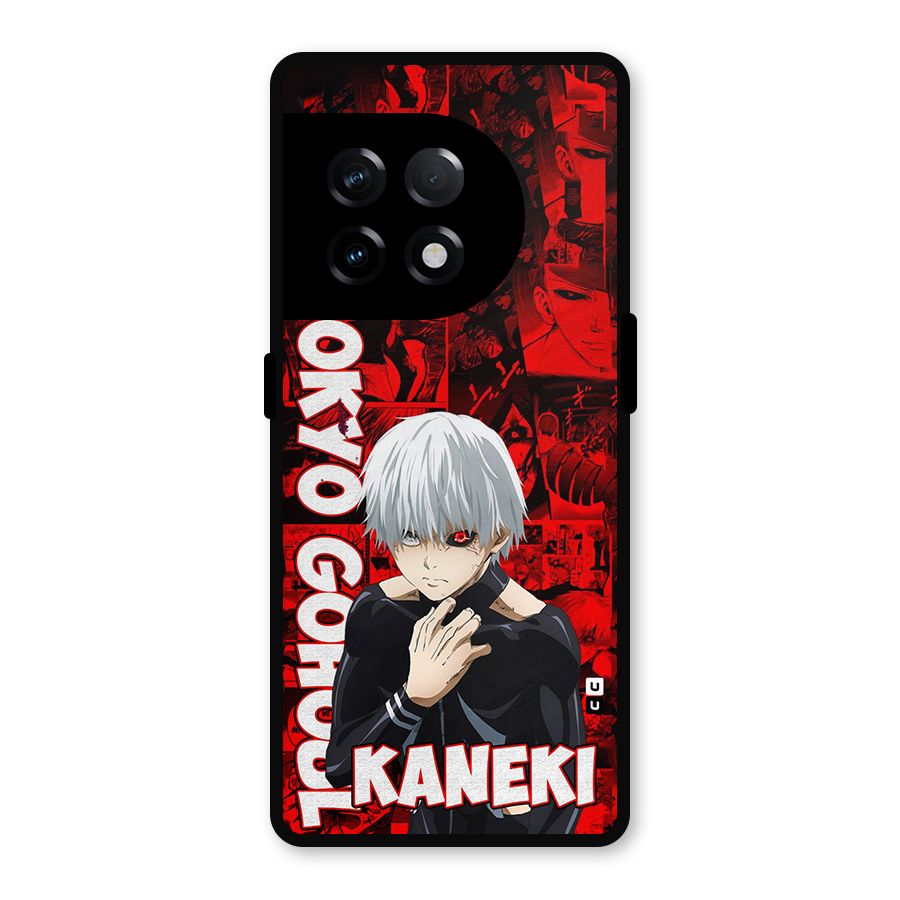 Tokyo Ghuoul Kaneki Metal Back Case for OnePlus 11R