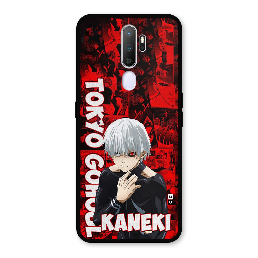 Tokyo Ghuoul Kaneki Metal Back Case for Oppo A9 (2020)