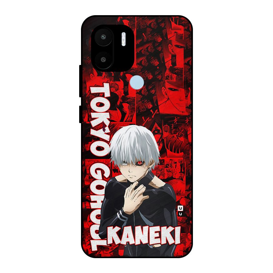 Tokyo Ghuoul Kaneki Metal Back Case for Redmi A2 Plus