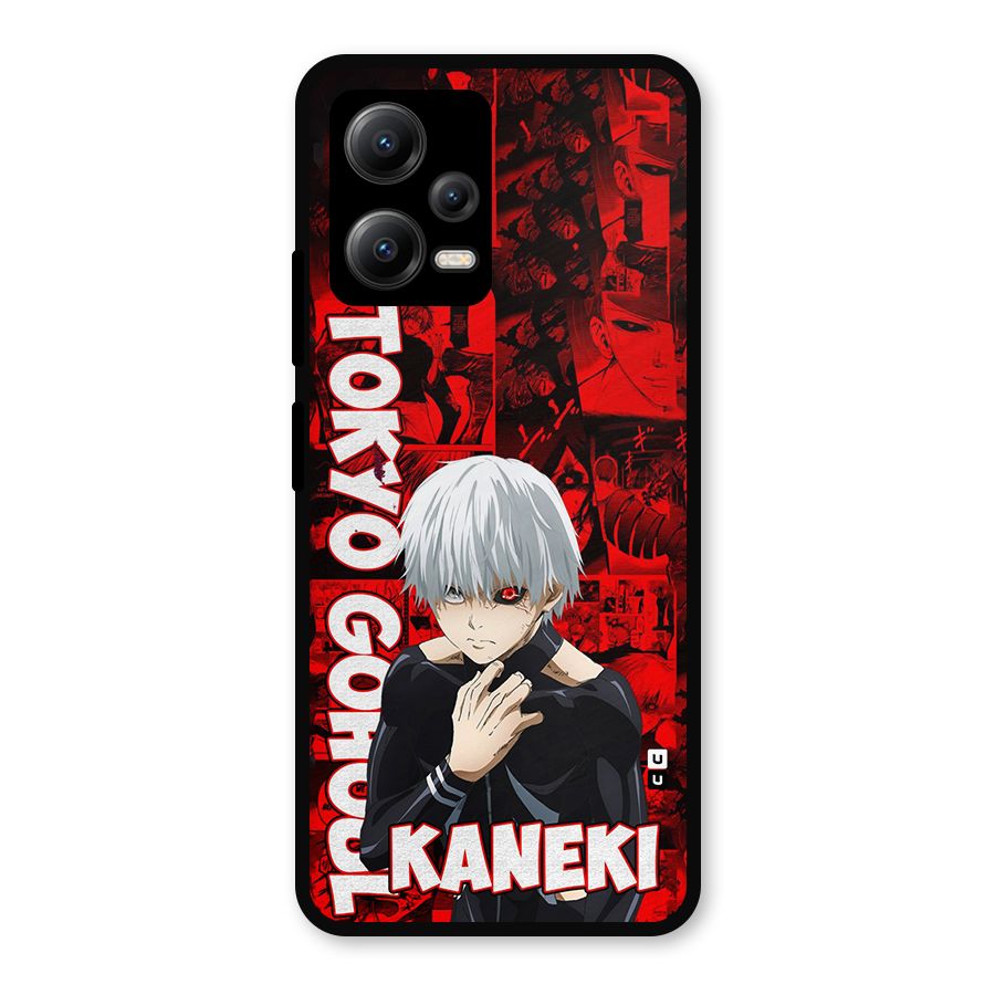 Tokyo Ghuoul Kaneki Metal Back Case for Redmi Note 12 5G