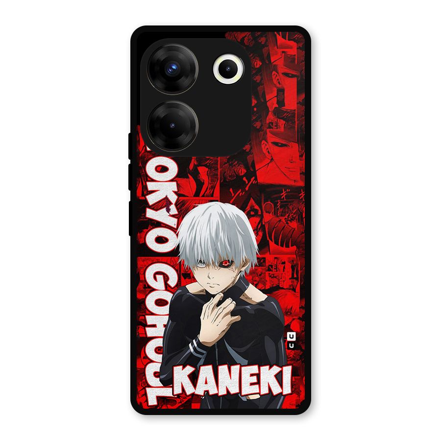 Tokyo Ghuoul Kaneki Metal Back Case for Tecno Camon 20 Pro