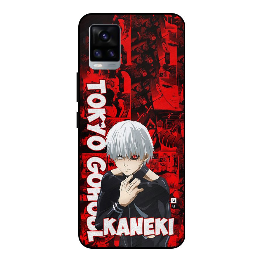 Tokyo Ghuoul Kaneki Metal Back Case for Vivo V20
