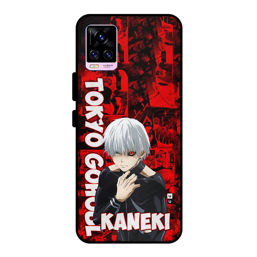 Tokyo Ghuoul Kaneki Metal Back Case for Vivo V20 Pro