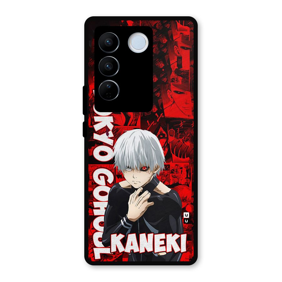 Tokyo Ghuoul Kaneki Metal Back Case for Vivo V27
