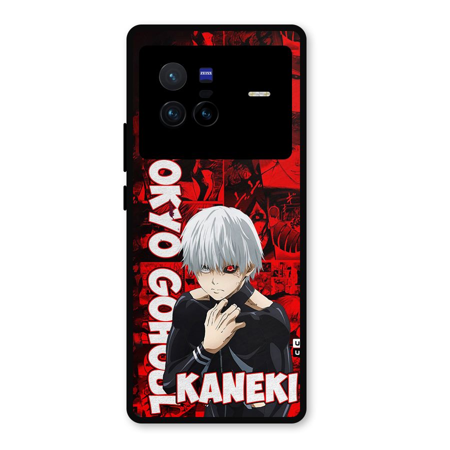 Tokyo Ghuoul Kaneki Metal Back Case for Vivo X80