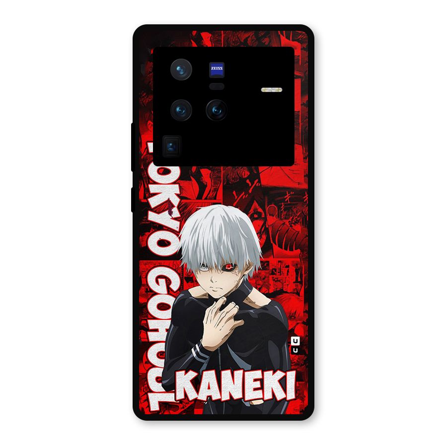 Tokyo Ghuoul Kaneki Metal Back Case for Vivo X80 Pro