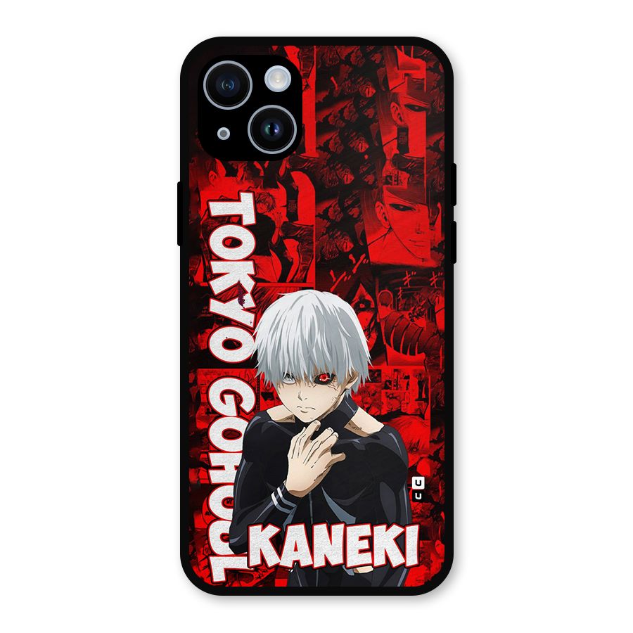 Tokyo Ghuoul Kaneki Metal Back Case for iPhone 14