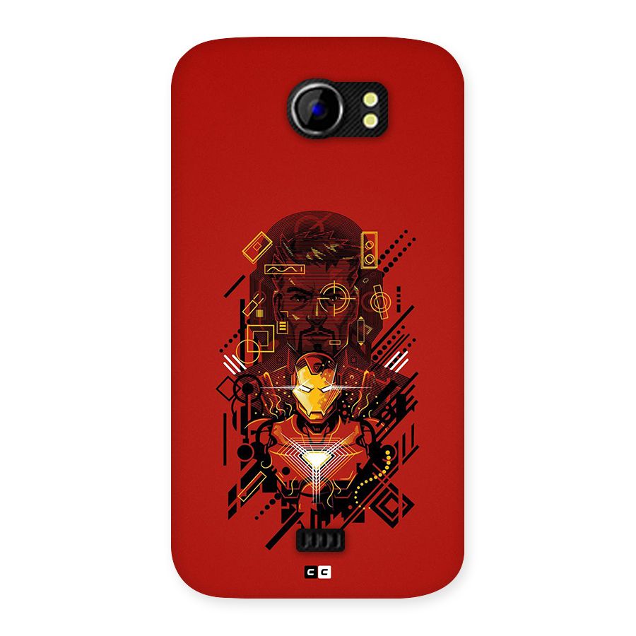 Tony Stark Back Case for Canvas 2 A110