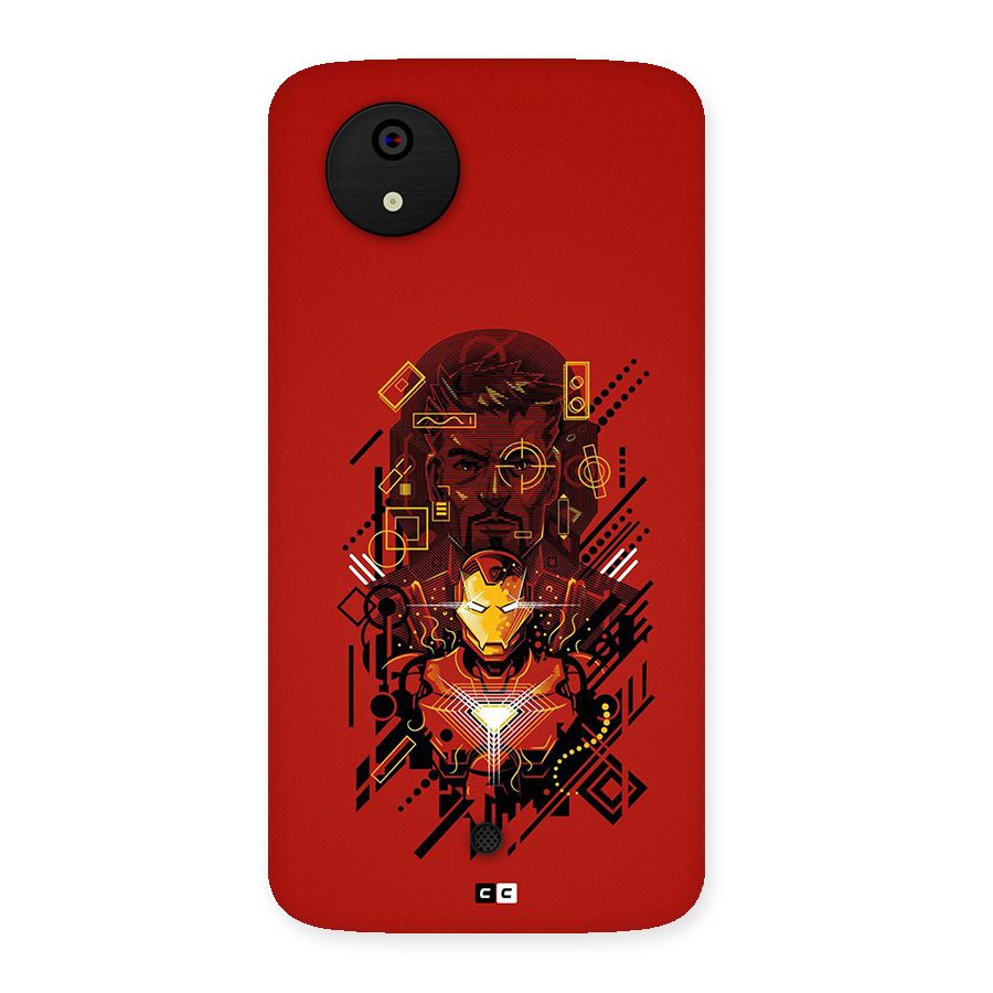 Tony Stark Back Case for Canvas A1  AQ4501